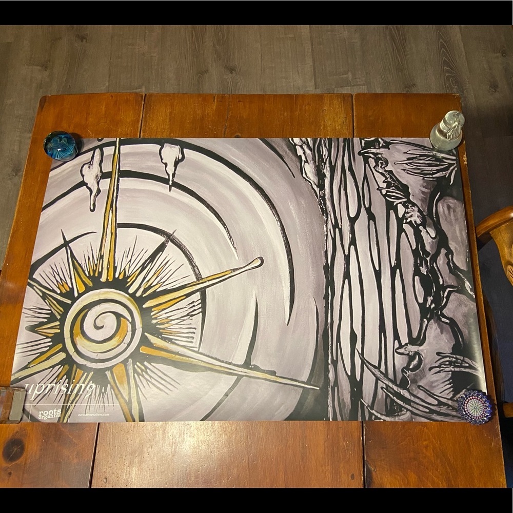 Uprising Roots Organics Poster